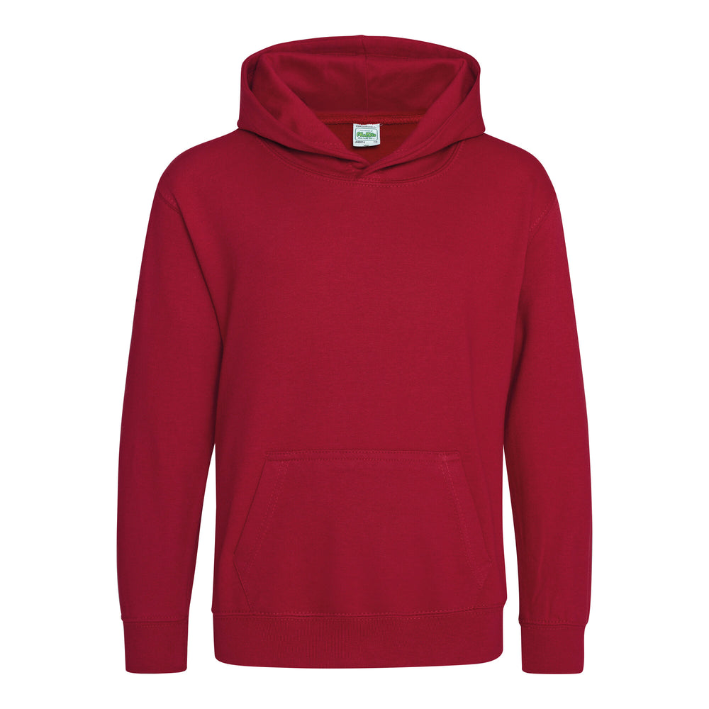Just Hoods - Classic Kinder Hoodie - Red Hot Chilli
