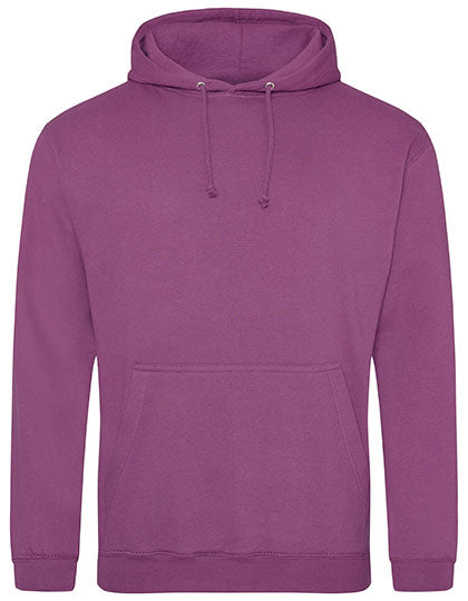 Just Hoods - College Hoodie - Pinky Purple L (uitverkoop)