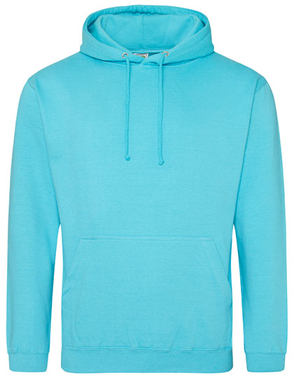 Just Hoods - College Hoodie - Turquoise Surf M (uitverkoop)