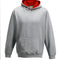 Heather Grey/Fire Red