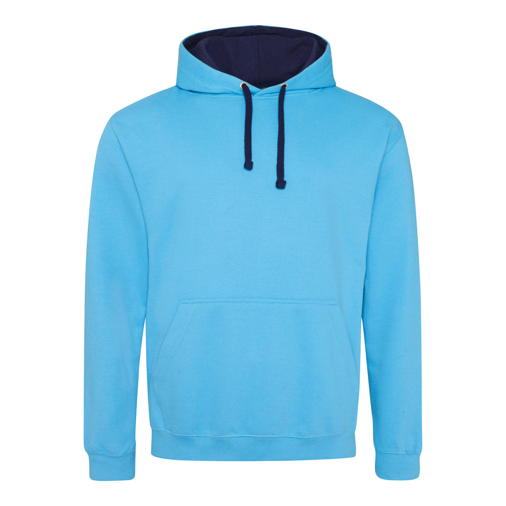 Just Hoods - Varsity Hoodie - Hawaiian Blue/Oxford Navy
