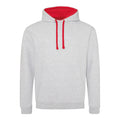 Heather Grey/Fire Red