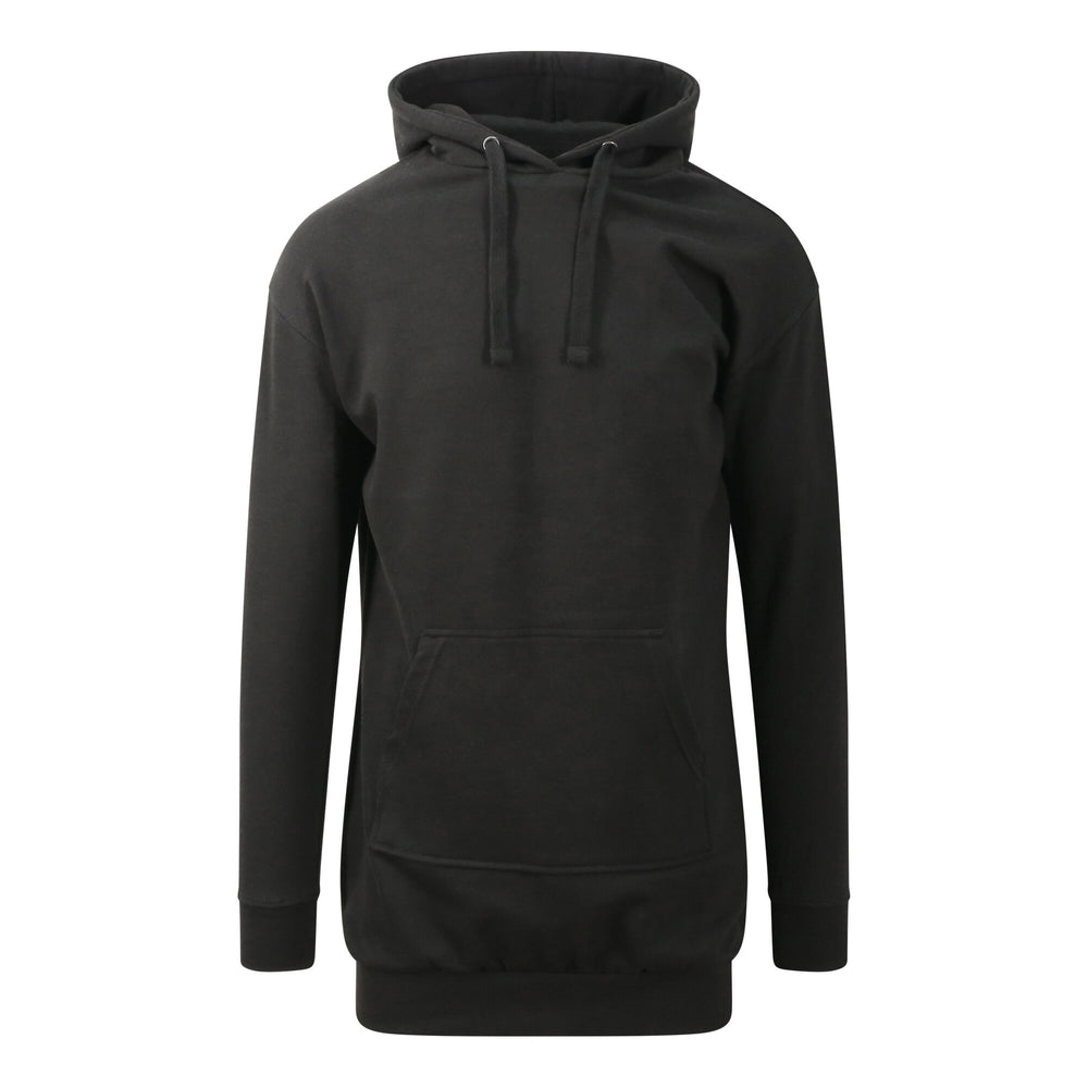 Just Hoods - Dames Hoodie Jurk - Jet Black