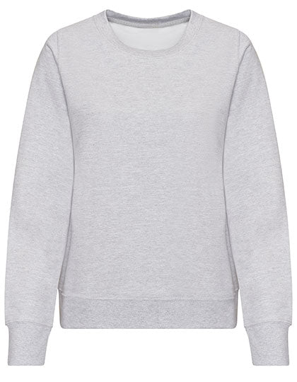 Just Hoods - Women´s AWDis Sweat - Heather Grey M (uitverkoop)