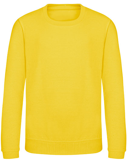 Just Hoods - Kids´ AWDis Sweat - Sun Yellow 7/8 (M) (uitverkoop)