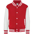 Fire Red / White
