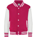 Hot Pink / White
