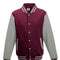 Burgundy/Heather Grey