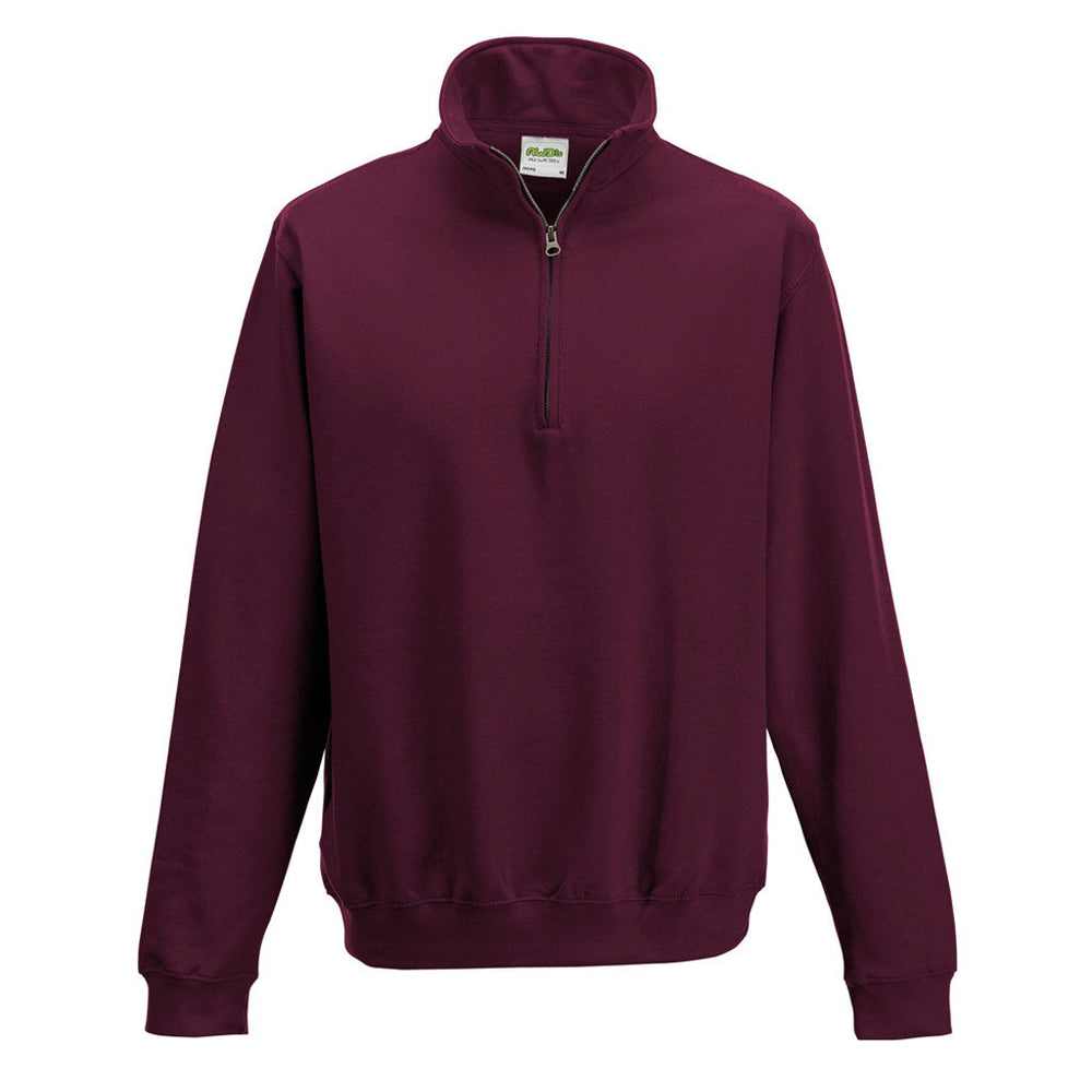 Just Hoods -  1/4 Zip Sweater - Burgundy