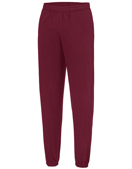 Just Hoods - College Cuffed Joggingbroek - Burgundy