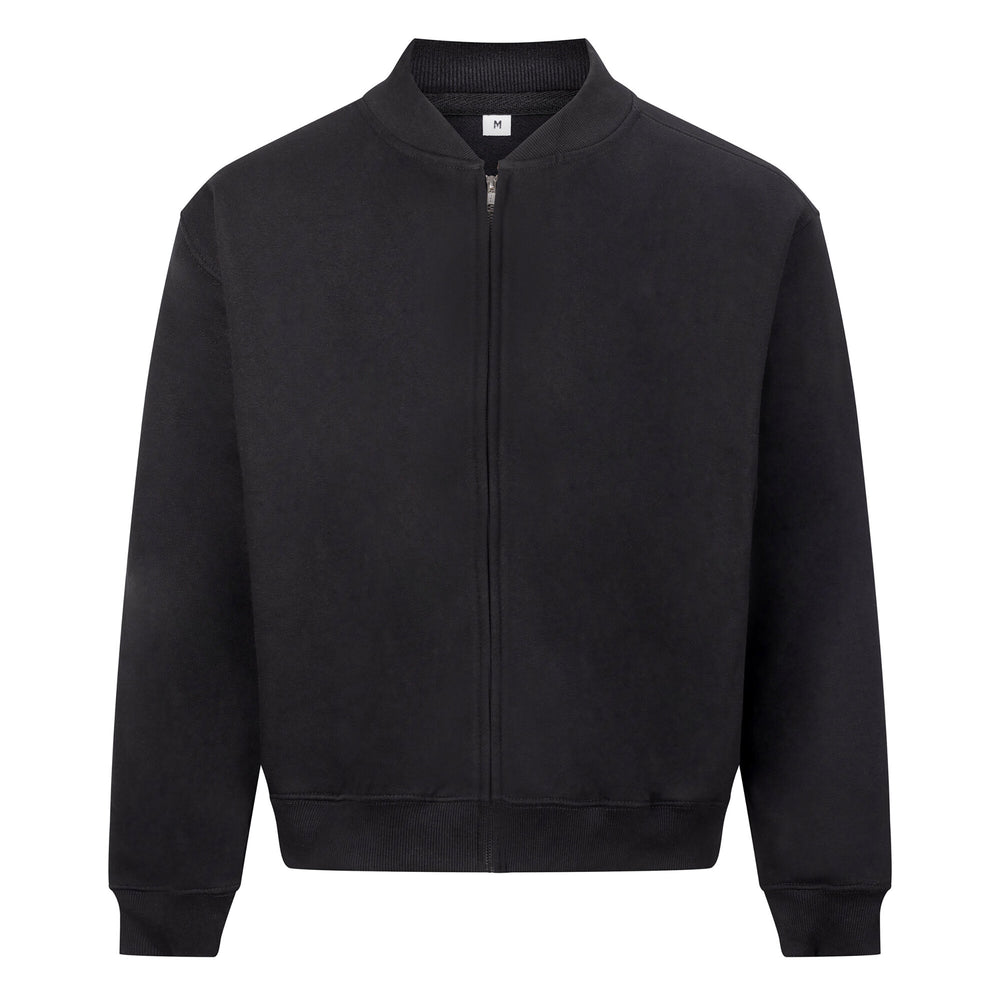 Just Hoods - Signature Heavyweight Bomber Sweat - Deep Black