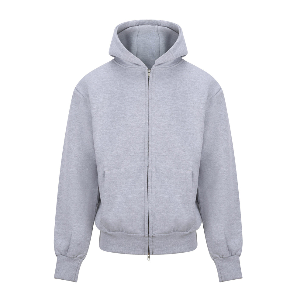 Just Hoods - Signature Heavyweight Zoodie - Heather Grey
