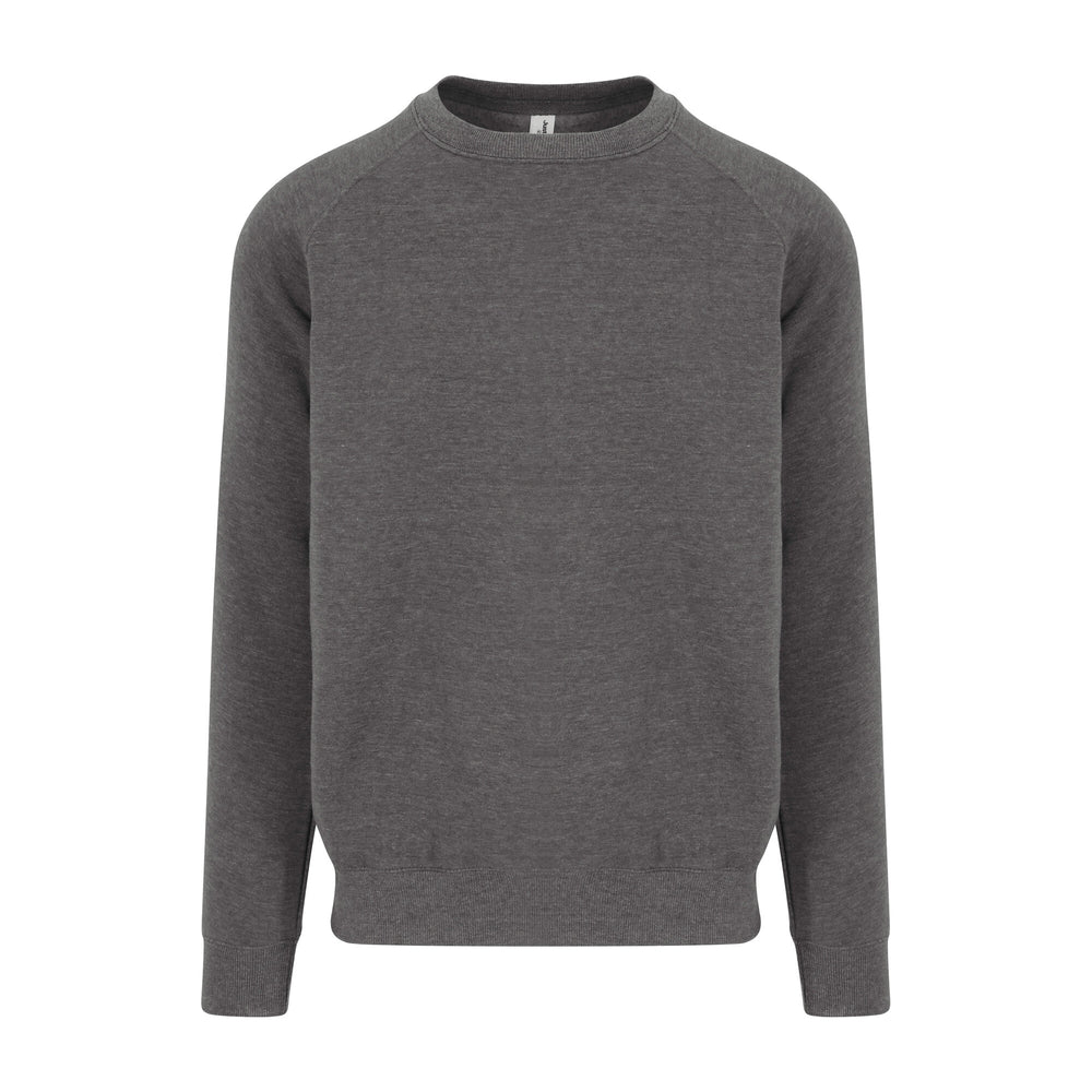 Just Hoods - Graduate Heavyweight Sweat - Charcoal (Heather)