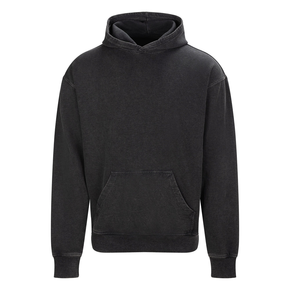 Just Hoods - Vintage Washed Hoodie - Washed Black
