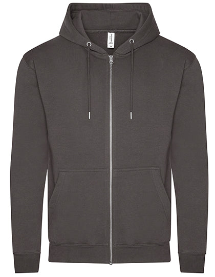 Just Hoods - Organic Zoodie - Charcoal (Heather) XS (uitverkoop)