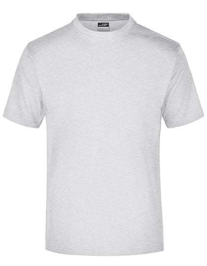 James & Nicholson - Rond T-Shirt medium – Ash (Heather)