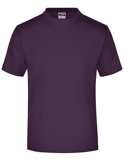 James & Nicholson - Rond T-Shirt medium – Aubergine