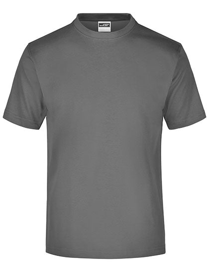 James & Nicholson - Rond T-Shirt medium – Dark Grey (Effen)