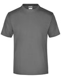 Rond T-Shirt medium – Dark Grey (Effen)
