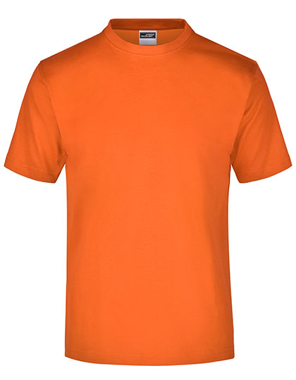 James & Nicholson - Rond T-Shirt medium – Dark Orange