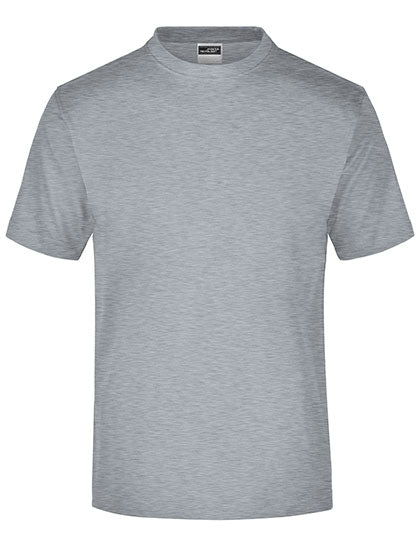 James & Nicholson - Rond T-Shirt medium – Grey Heather