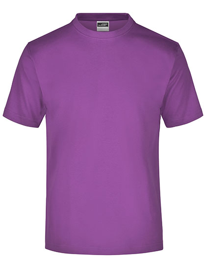 James & Nicholson - Rond T-Shirt medium – Purple