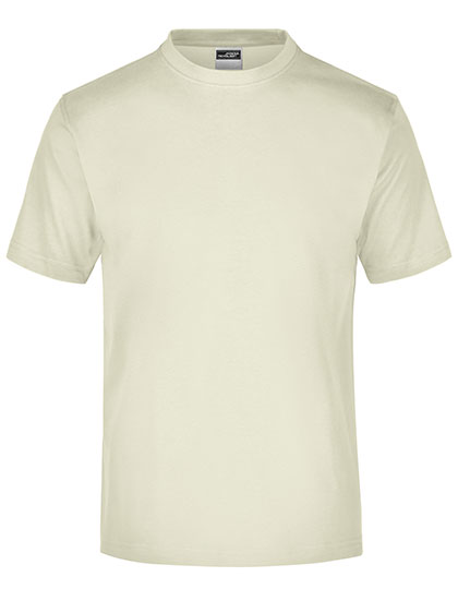 James & Nicholson - Rond T-Shirt medium – Stone