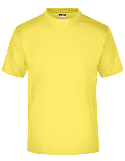 James & Nicholson - Rond T-Shirt medium – Yellow