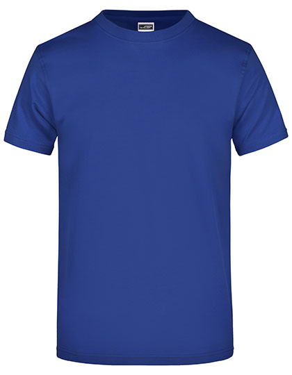 James & Nicholson - Rond Zwaargewicht T-Shirt - Dark Royal