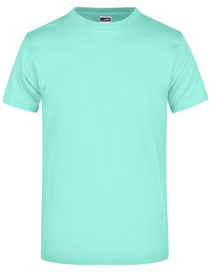 James & Nicholson - Rond Zwaargewicht T-Shirt - Mint