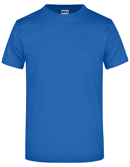 James & Nicholson - Rond Zwaargewicht T-Shirt - Royal