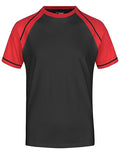 Raglan T-Shirt – Black/Red