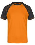 Raglan T-Shirt – Orange/Black