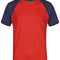Raglan T-Shirt – Red/Navy