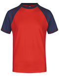Raglan T-Shirt – Red/Navy