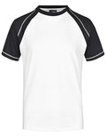 Raglan T-Shirt – White/Black