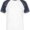 Raglan T-Shirt – White/Navy