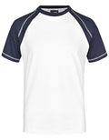 Raglan T-Shirt – White/Navy