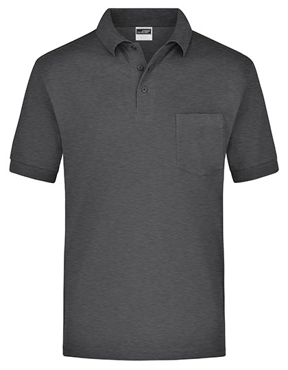 Daiber - Polo-Piqué Pocket - Anthracite Melange S (uitverkoop)