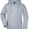 Jas met Capuchon Dames- Grey Heather