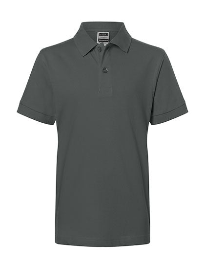 James & Nicholson - Classic Kinder Polo - Graphite (Effen)