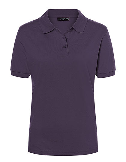 James & Nicholson - Classic Dames Polo - Aubergine