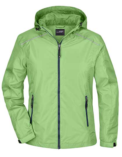 James & Nicholson - Regenjas Dames - Spring Green/Navy
