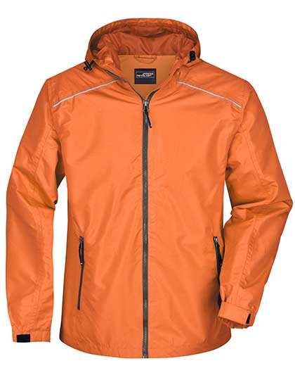 James & Nicholson - Regenjas - Orange/Carbon