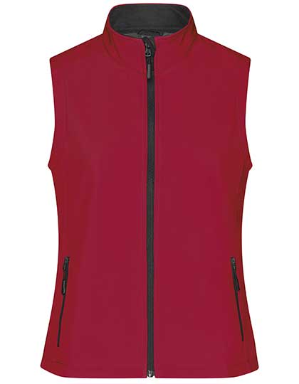 Daiber - Ladies´ Promo Softshell Vest - Red