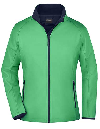 Daiber - Ladies´ Promo Softshell Jacket - Green / Navy