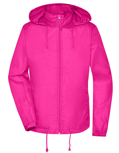James & Nicholson - Promo Dames Regenjas – Bright Pink
