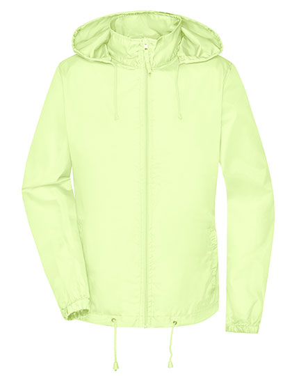 James & Nicholson - Promo Dames Regenjas – Bright Yellow