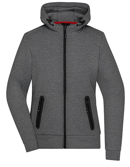 Daiber - Ladies´ Hooded Jacket - Dark Melange