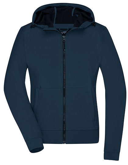 Daiber - Ladies´ Hooded Softshell Jacket - Navy